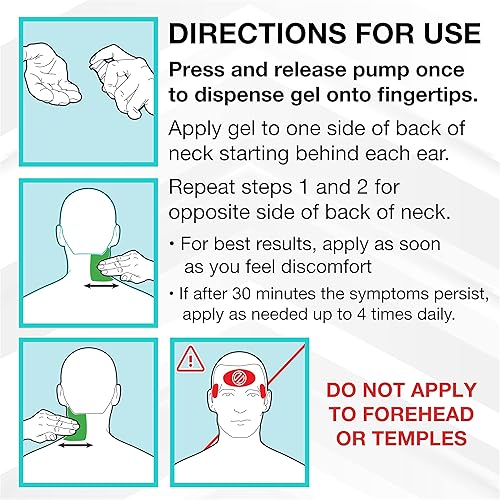 Miniatura 5 de Stopain Gel tópico para aliviar el dolor de migraña 162 onzas líquidas alivio seguro y eficaz de la migraña