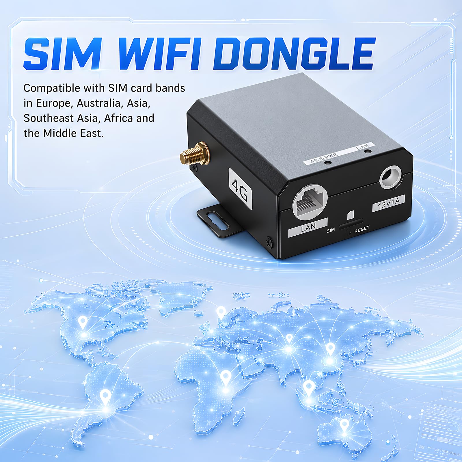 Routeur 4G LTE débloqué industriel