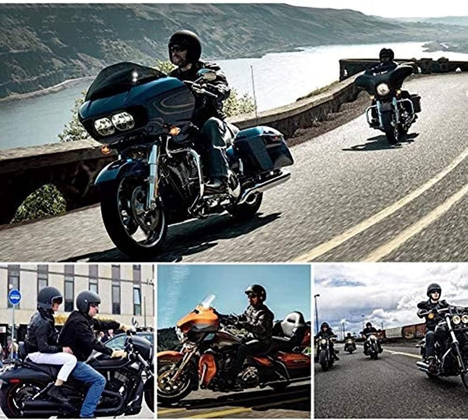 Kask motocyklowy zatwierdzony przez Bluetooth ECE kask pół-kask, skuter, kask motocyklowy, kask motocyklowy, pół skorupy, z gogle, osłona przeciwsłoneczna dla kobiet i mężczyzn