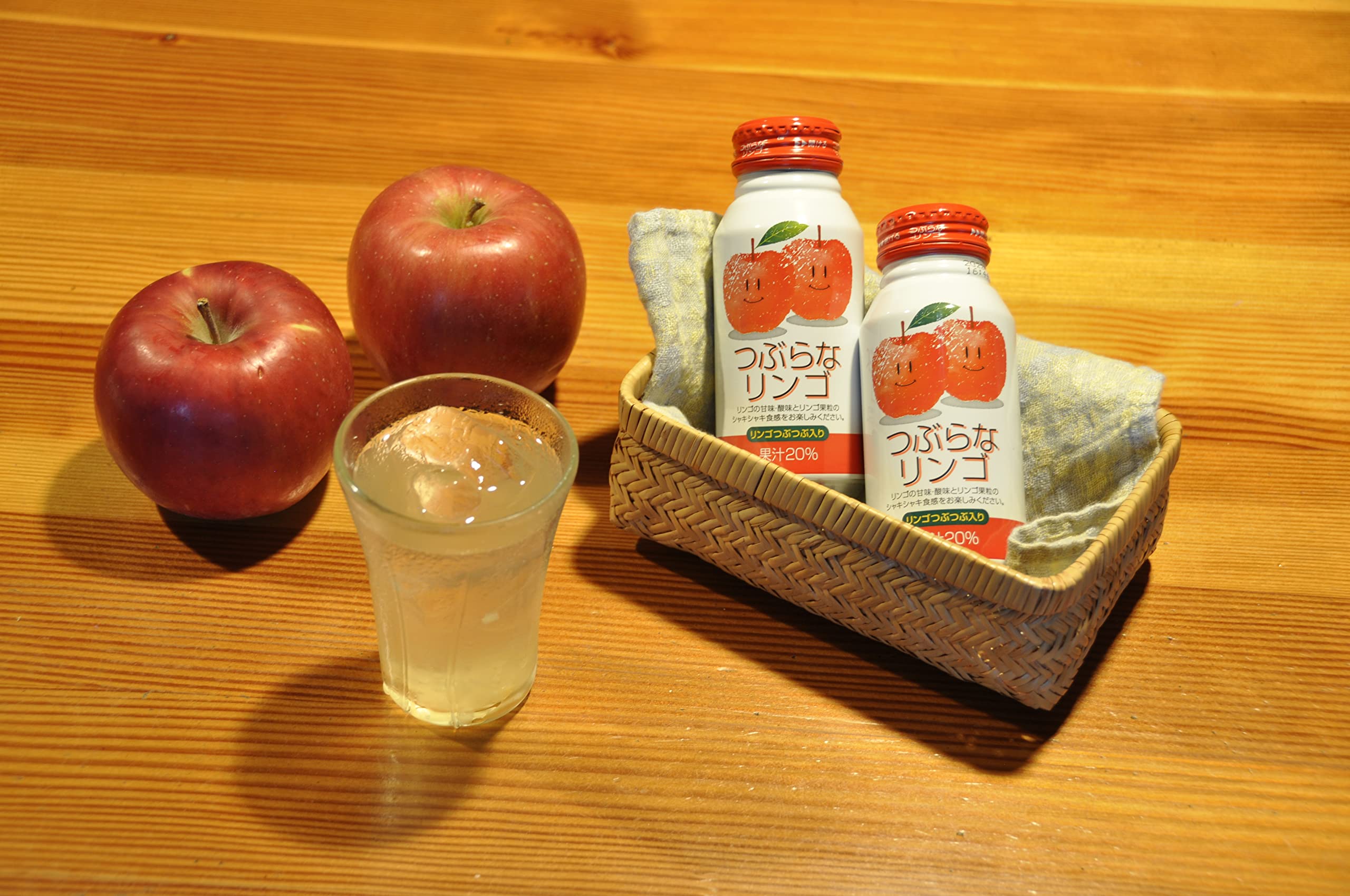 Amazon.co.jp: ジェイエイフーズおおいた つぶらなリンゴ 190g×30本