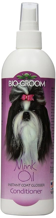 Bio-Groom Mink Oil Spray Glosser Conditioner, 355ml