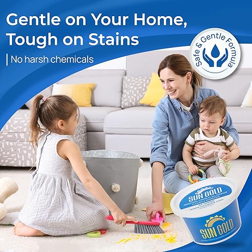 Vista 8 de SUN GOLD - Limpiador multiusos, pasta de limpieza multisuperficie para cocinas, baños y más, biodegradable, concentrado de resistencia industrial