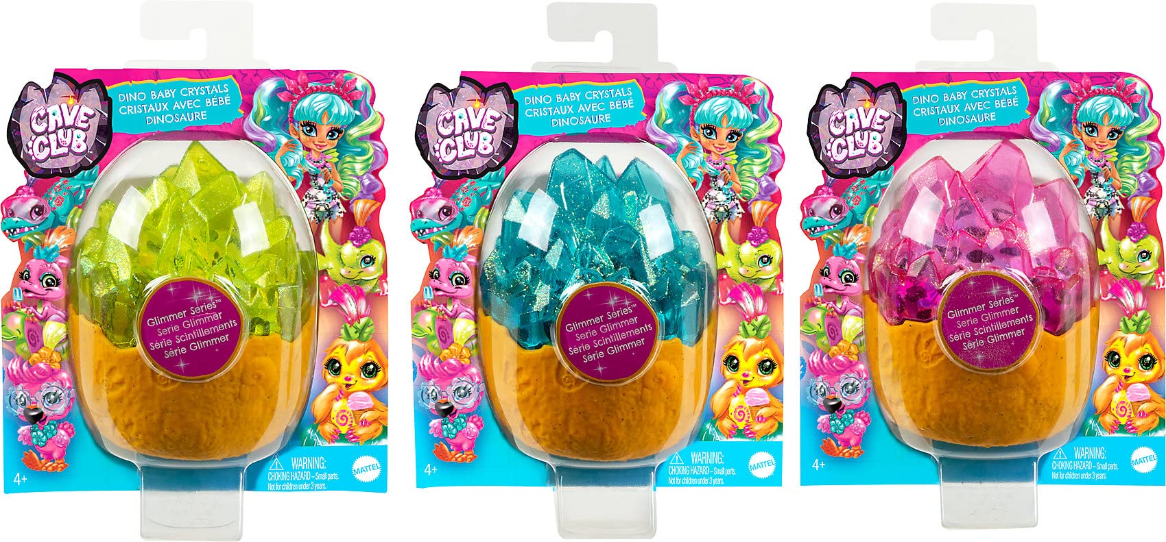 Cave Club Baby Dino Crystal Assortment