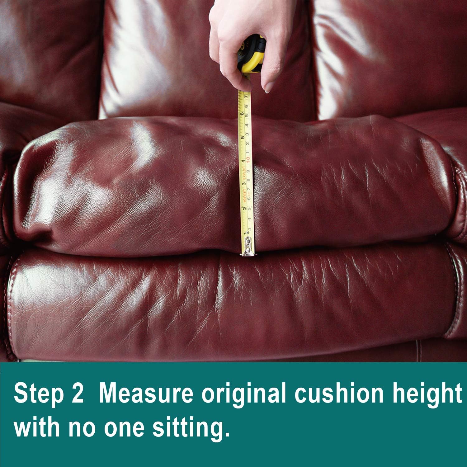 Leopard Sofa High Density Foam Cushion Support Insert, Replacement (2inches) x20 x18