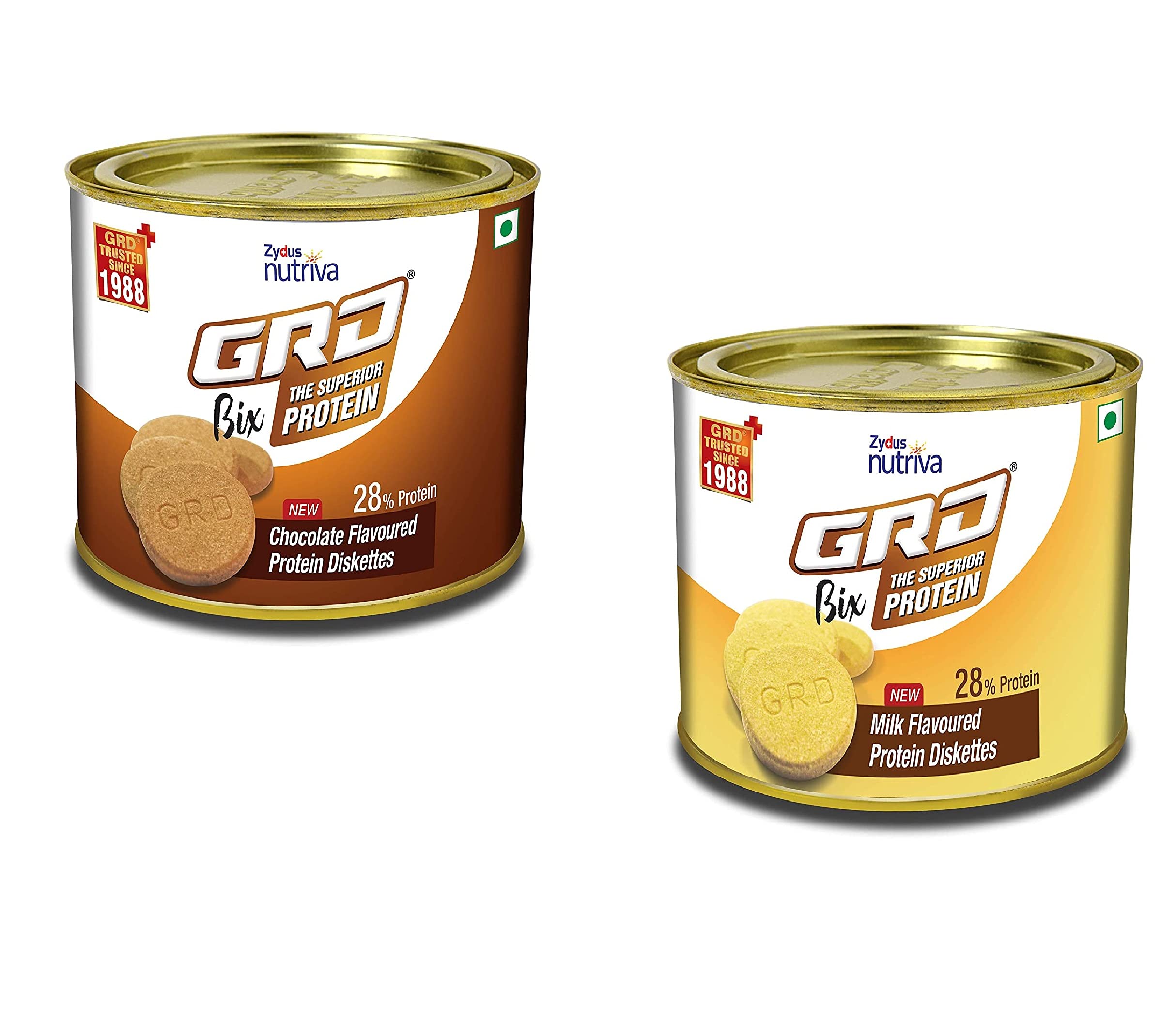 Buy GRD Bix Chocolate Flavoured High protein biscuits with Immuno ents