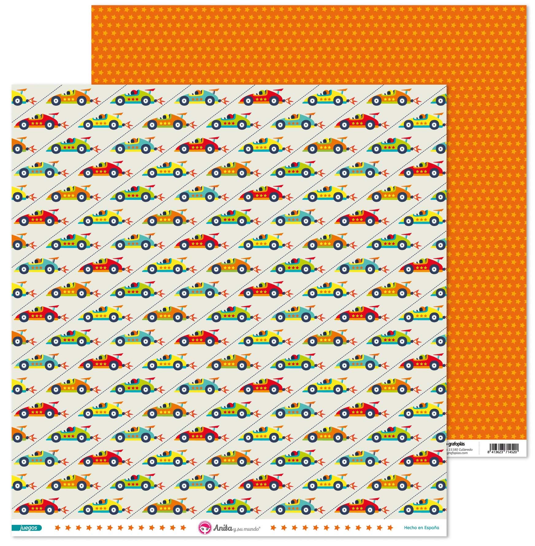 Anita and Su Mundo Collection Scrapbooking Papers, Paper, Cole, 12" x 12"