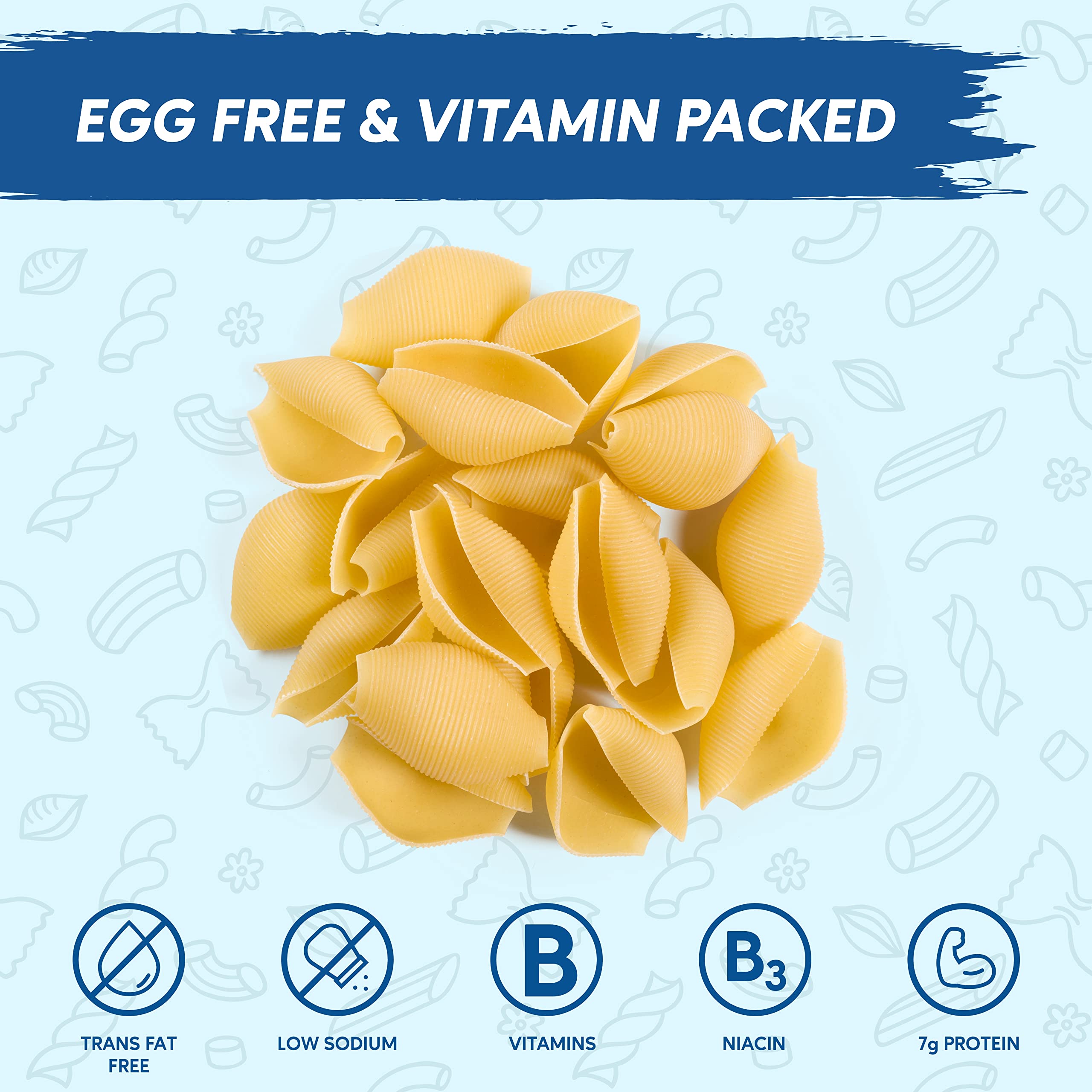 Chuster Jumbo Pasta Shells Vitamin Enriched Macaroni Noodles For Meat