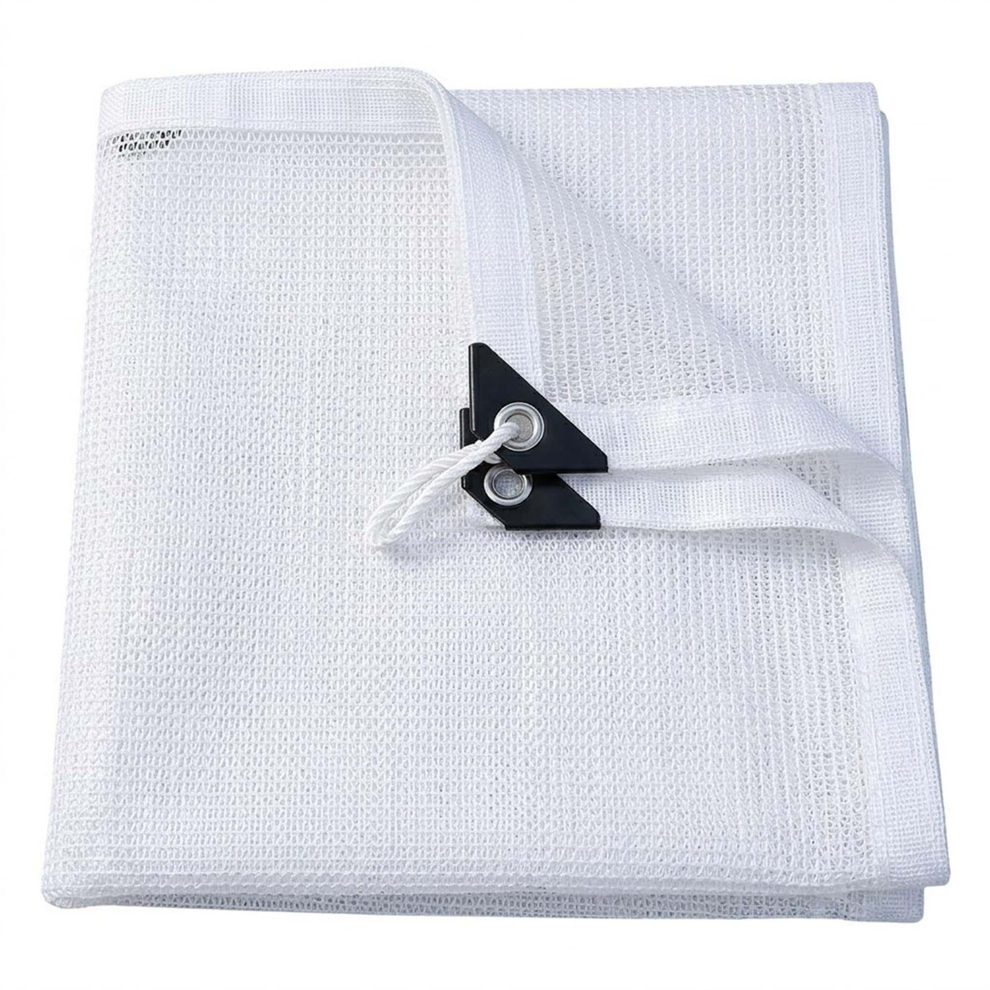 Filet D'ombrage 50% Blanc avec Œillets, Toile Ombrage Respirant Anti-UV