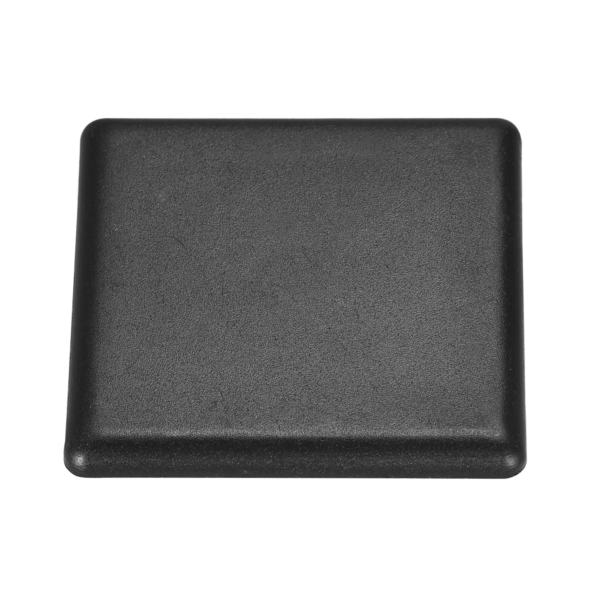 uxcell 8080 EU Standard Profile End Cap, Plastic Square Aluminum Extrusion Plug for Trolley, Fish Tank Rack, Storage Rack, Black 80x80mm 10pcs