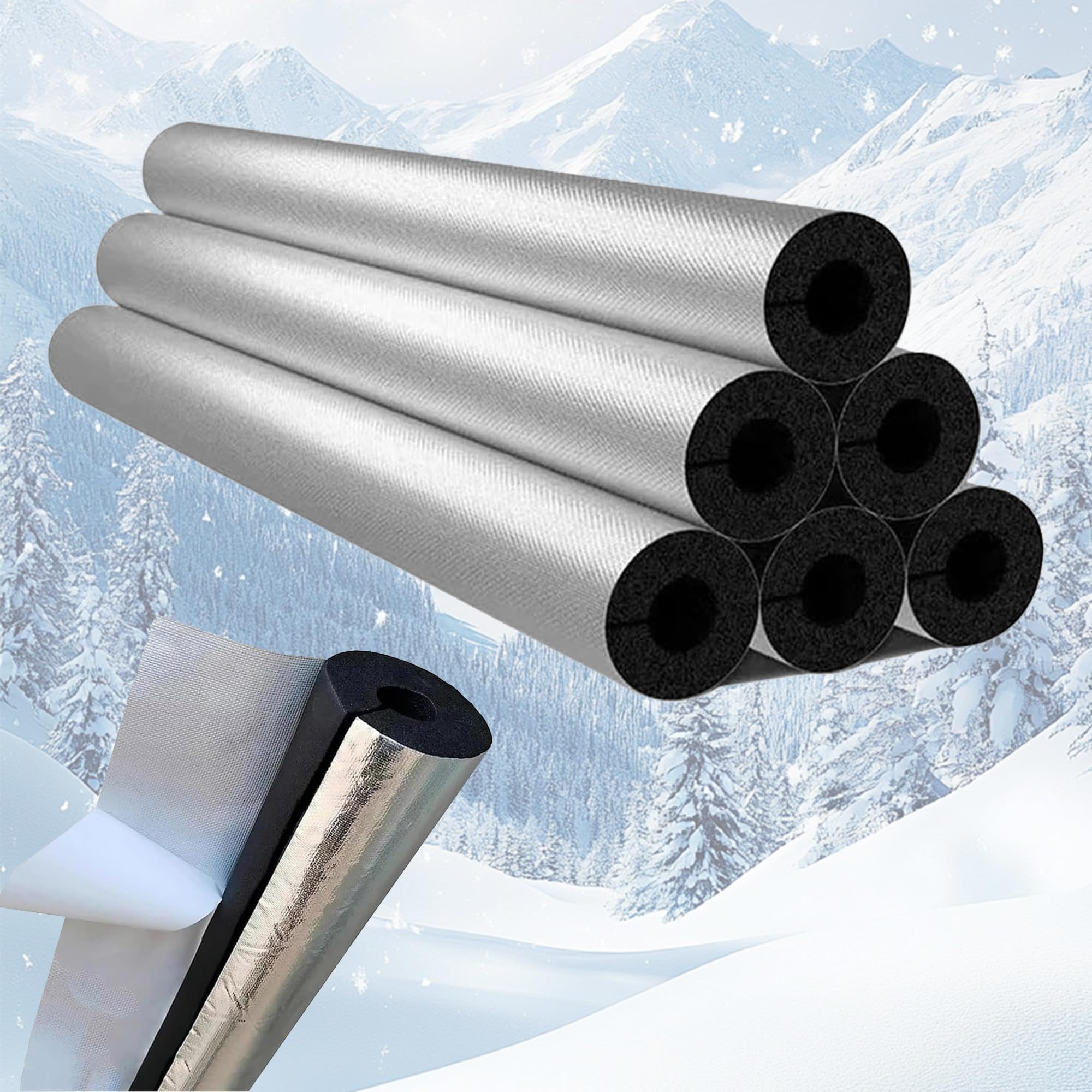 Manicotto per Tubo Isolante Antigelo (ID) 219mm x (T) 30mm