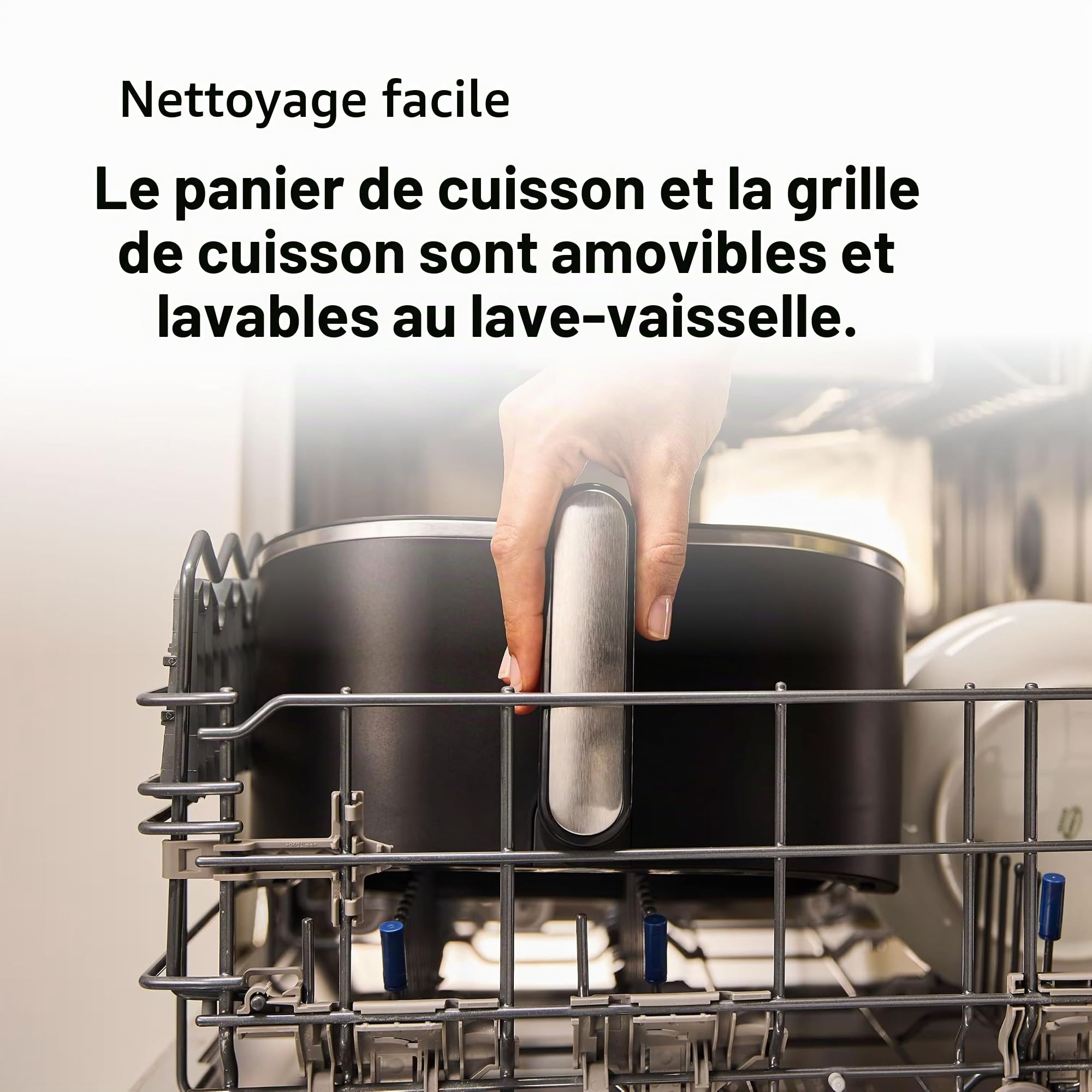 Braun MultiFry 5 HF5030IBK, Friteuse à Air avec Capacité de 6L, Contrôle Numérique de 80-200°, Technologie RealAir, 8 Programmes, Commande Tactile, Panier Lavable au Lave-Vaisselle, 1700W, Noir Mat