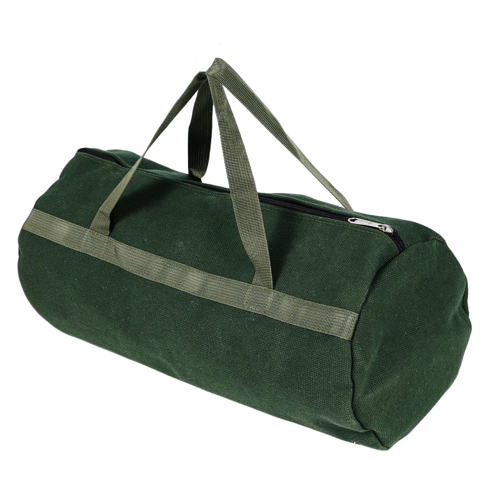 BinZhiYuan Barbecue Accessory Storage Bag, Canvas, Dark Green, 24.02 * 9.45 * 9.45 inches