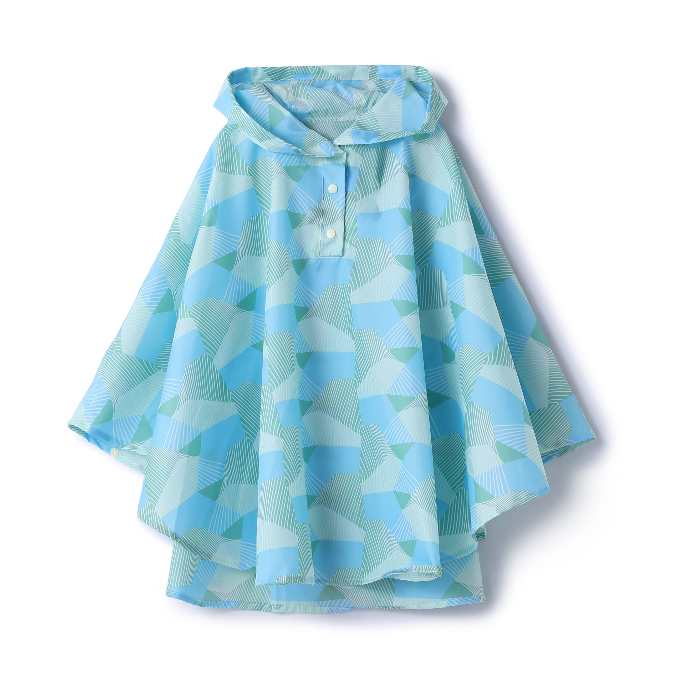 SpmorKids Rain Poncho Hooded Jacket Rain Coat