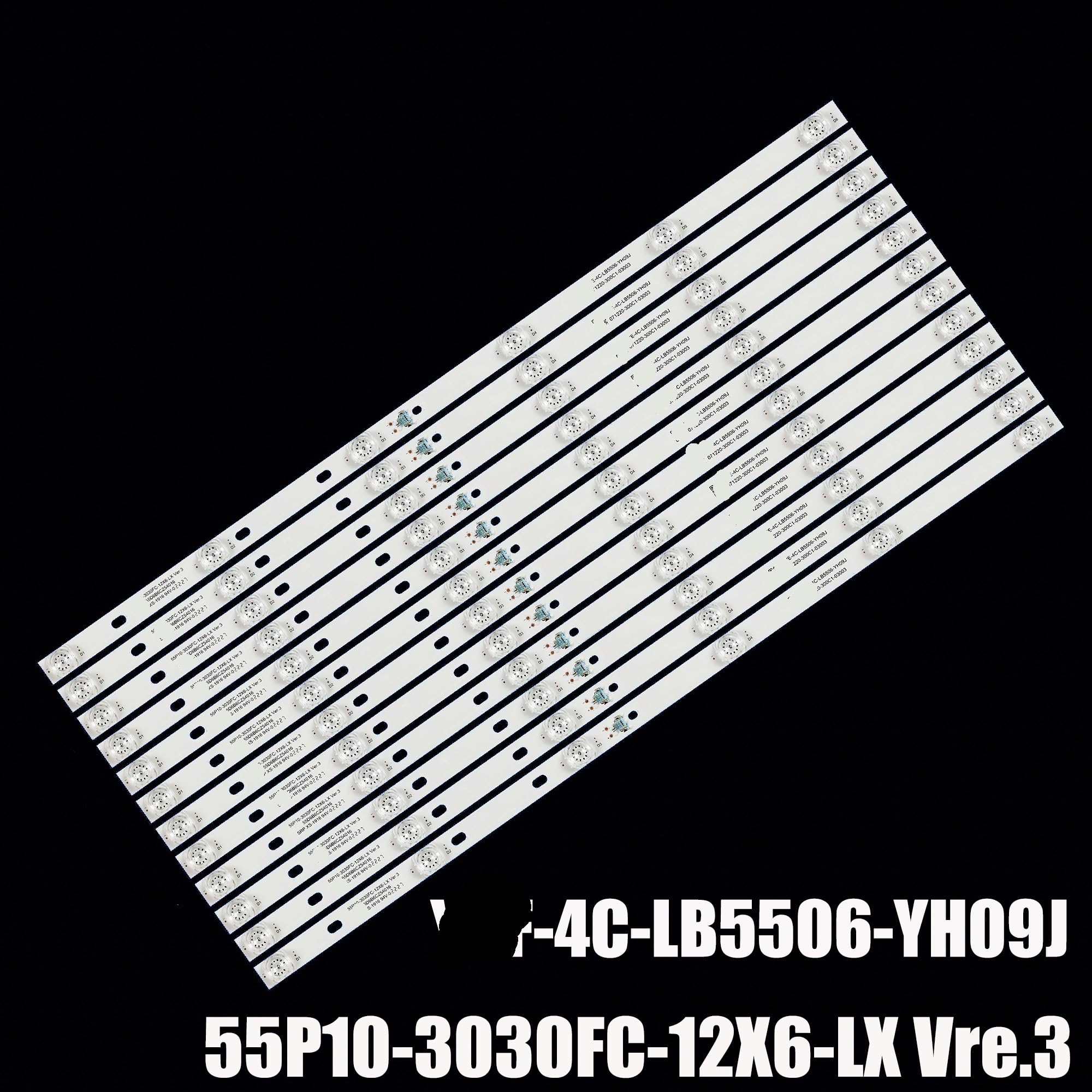Tira Led Tv Tira Retroiluminación Led Para 55C715 55C717 55C716 55C78 55C815K TCL-55P10-3030FC-12X6-LX20200106 YHF-4C-LB5506-YH10J