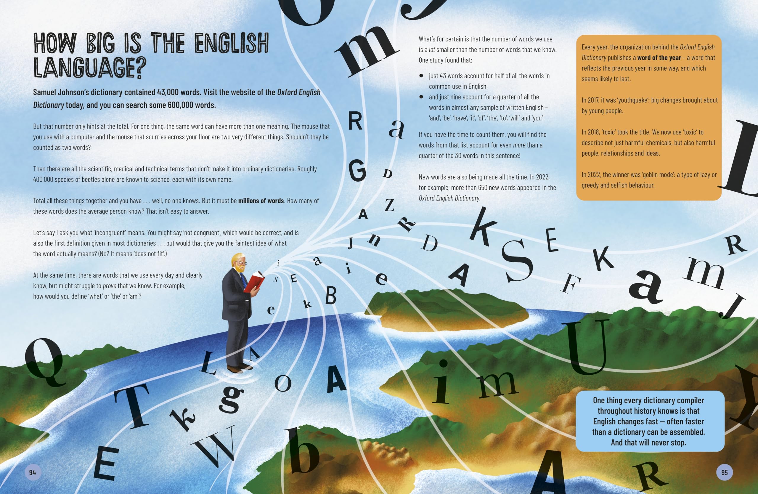 A Really Short History of Words: An illustrated edition of the bestselling book about the English language