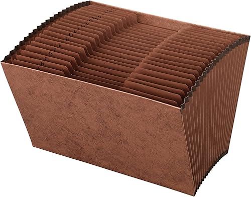 Miniatura 1 de Office Depot - Archivo expandible, legal, A-Z, 21 bolsillos, marrón, OM01419