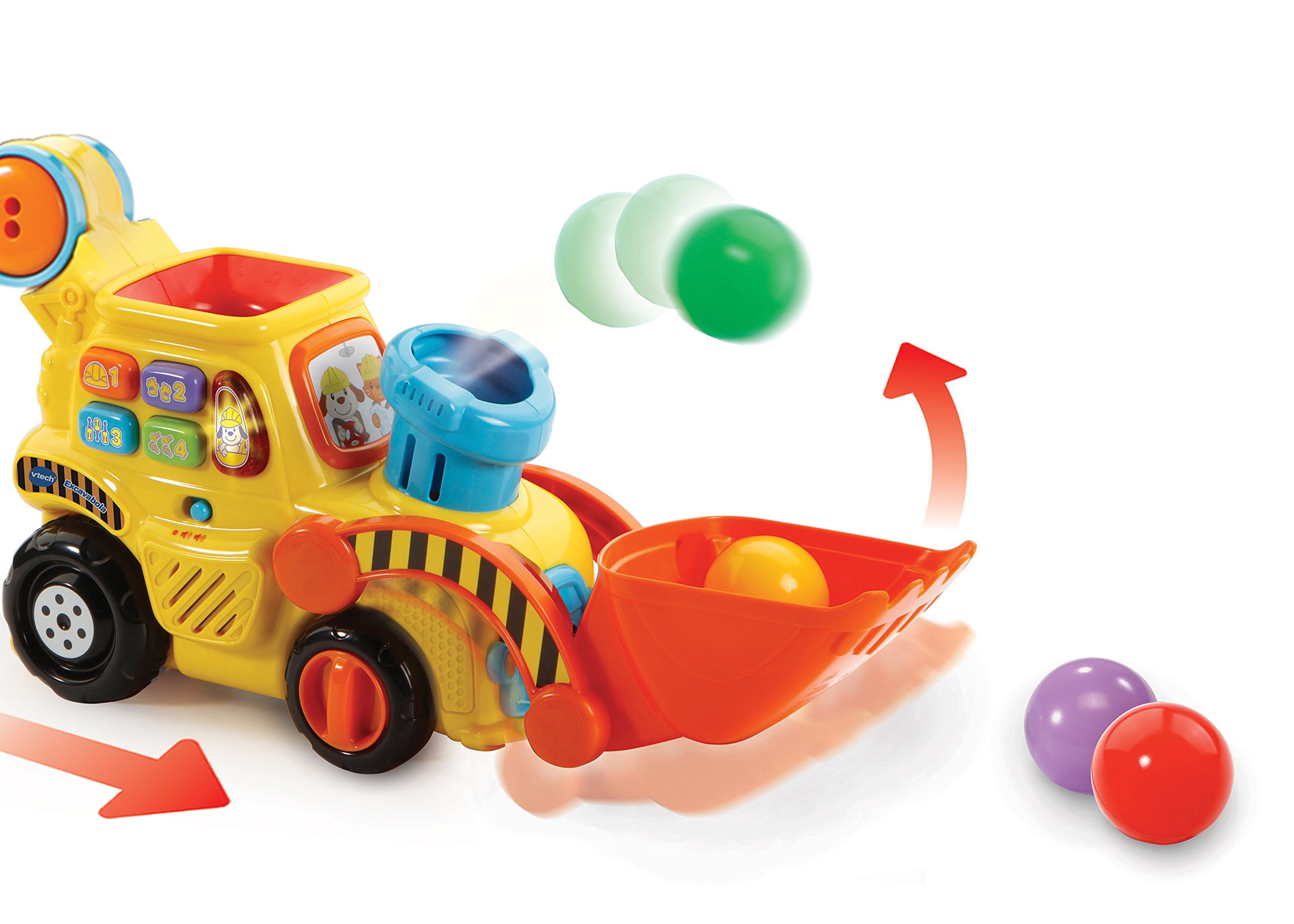 VTech Baby – excavabola, escavadora interactif pour l'apprentissage à Travers des activités éducatives (Vtech 3480 – 506022)