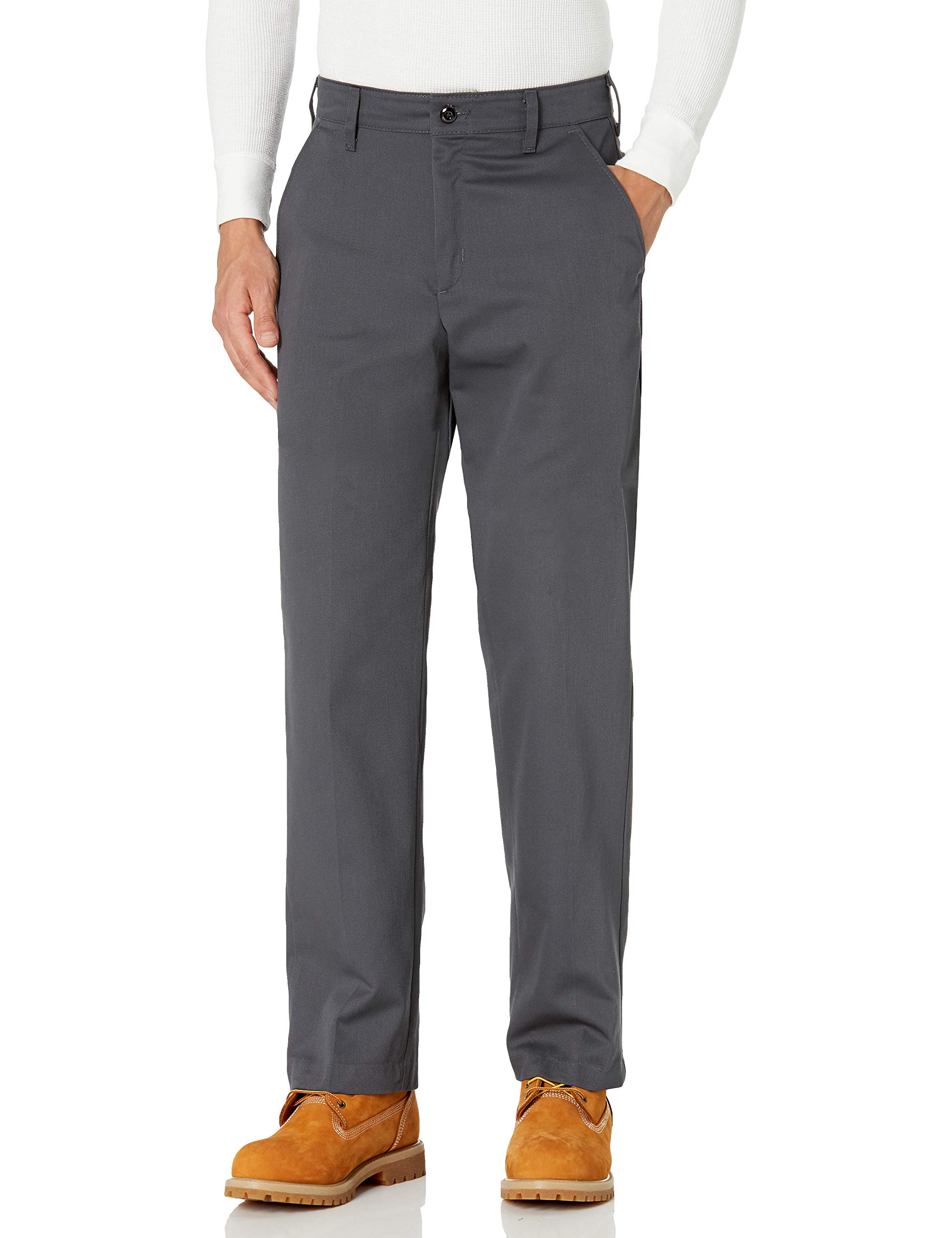 Red Kap Men's Wrinkle-Resistant Cotton Work Pant Charcoal