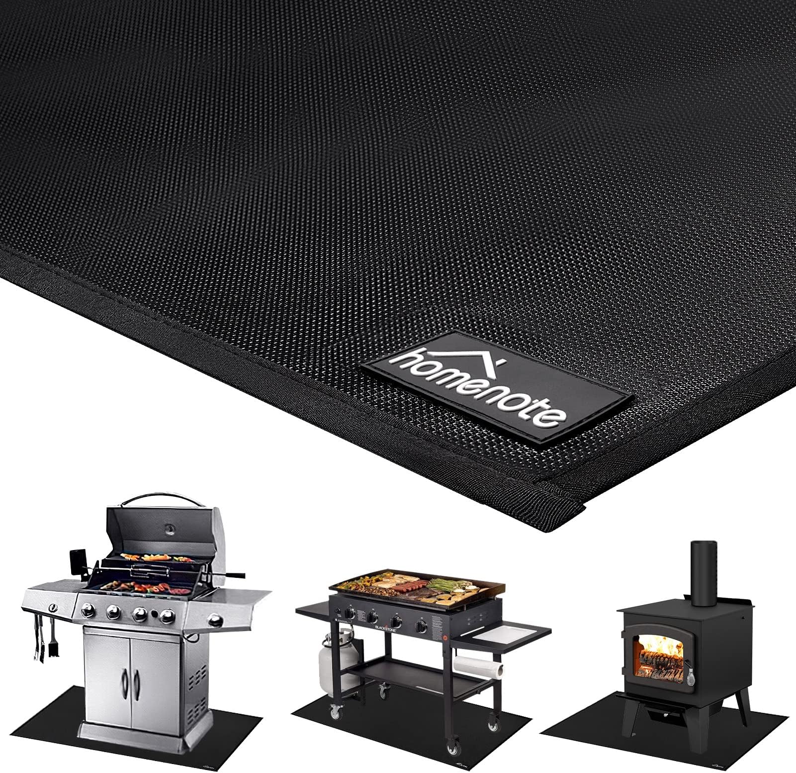 Tinideya Large Under Grill Mats for Outdoor 70 x 48 Inch