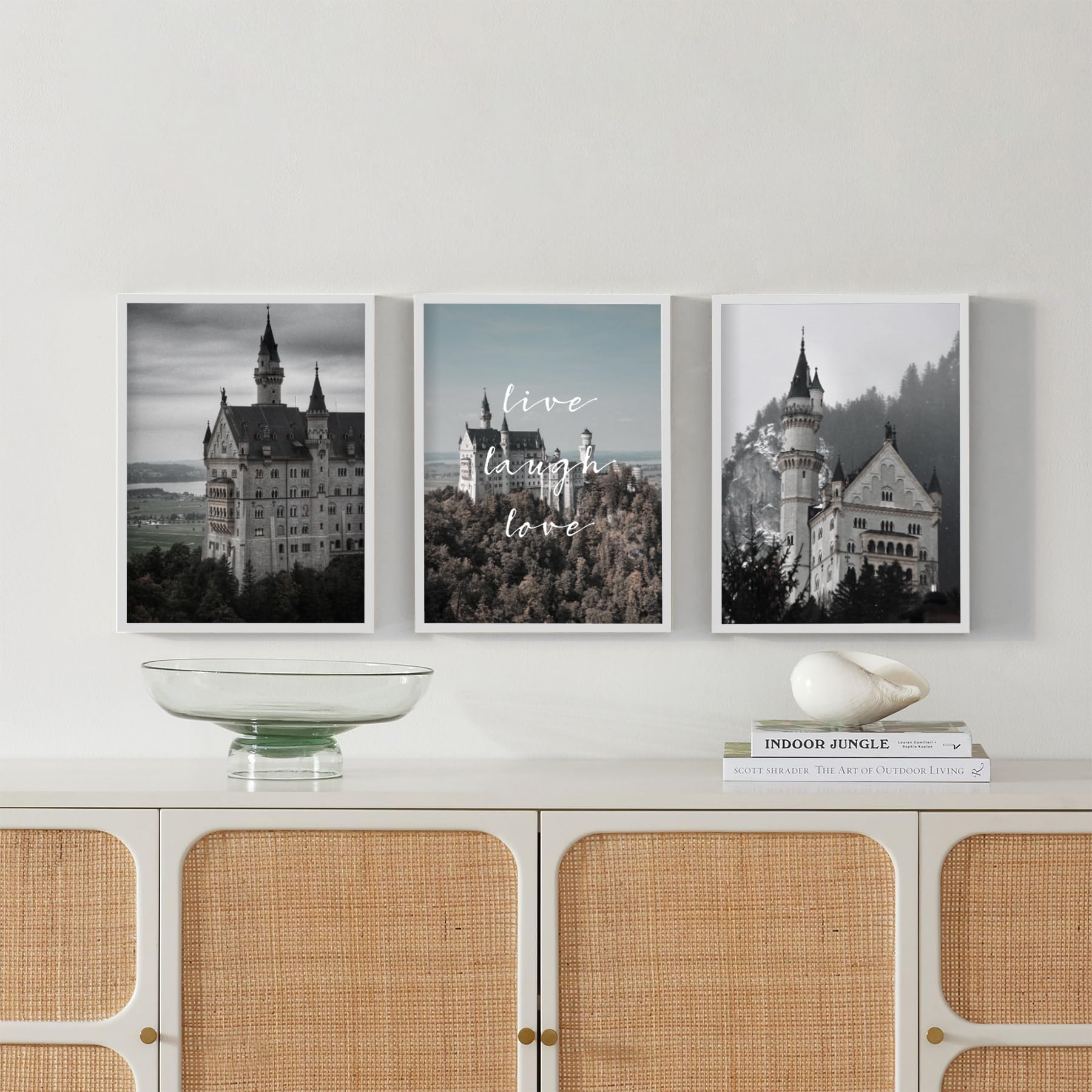 Set 6 Cornici HAUS AND HUES 40x40cm - Legno Quercia Con Passepartout - Foto 4