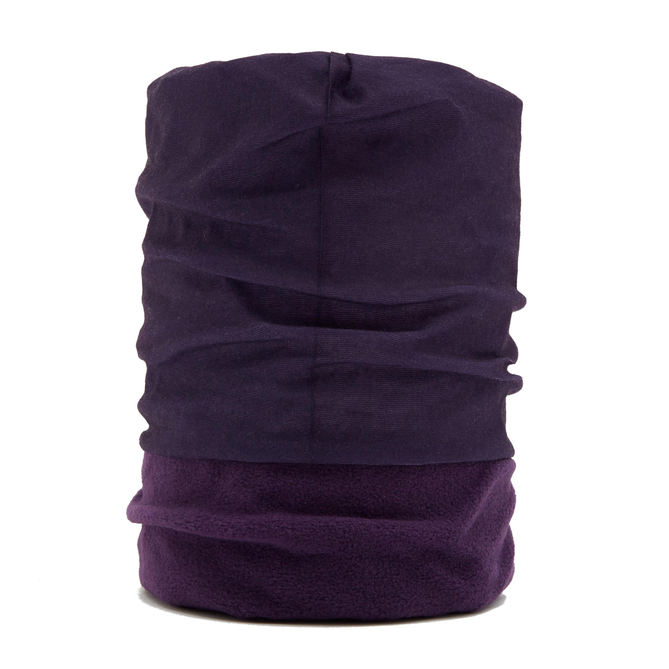Peter Storm Unisex Recycled Polar Fleece Chute, Neck Gaiter, Multifunctional Outdoor Headwear (Purple)