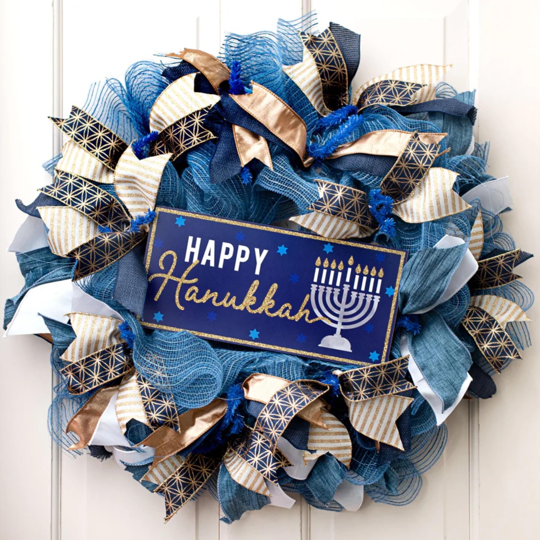 TURNMEON Lot De 2 Décorations Hanoukka Pour La Maison, Nain De Hanouka, Décoration En Peluche, Tenant Des Décorations Hanouka, Menorah, Dreidel