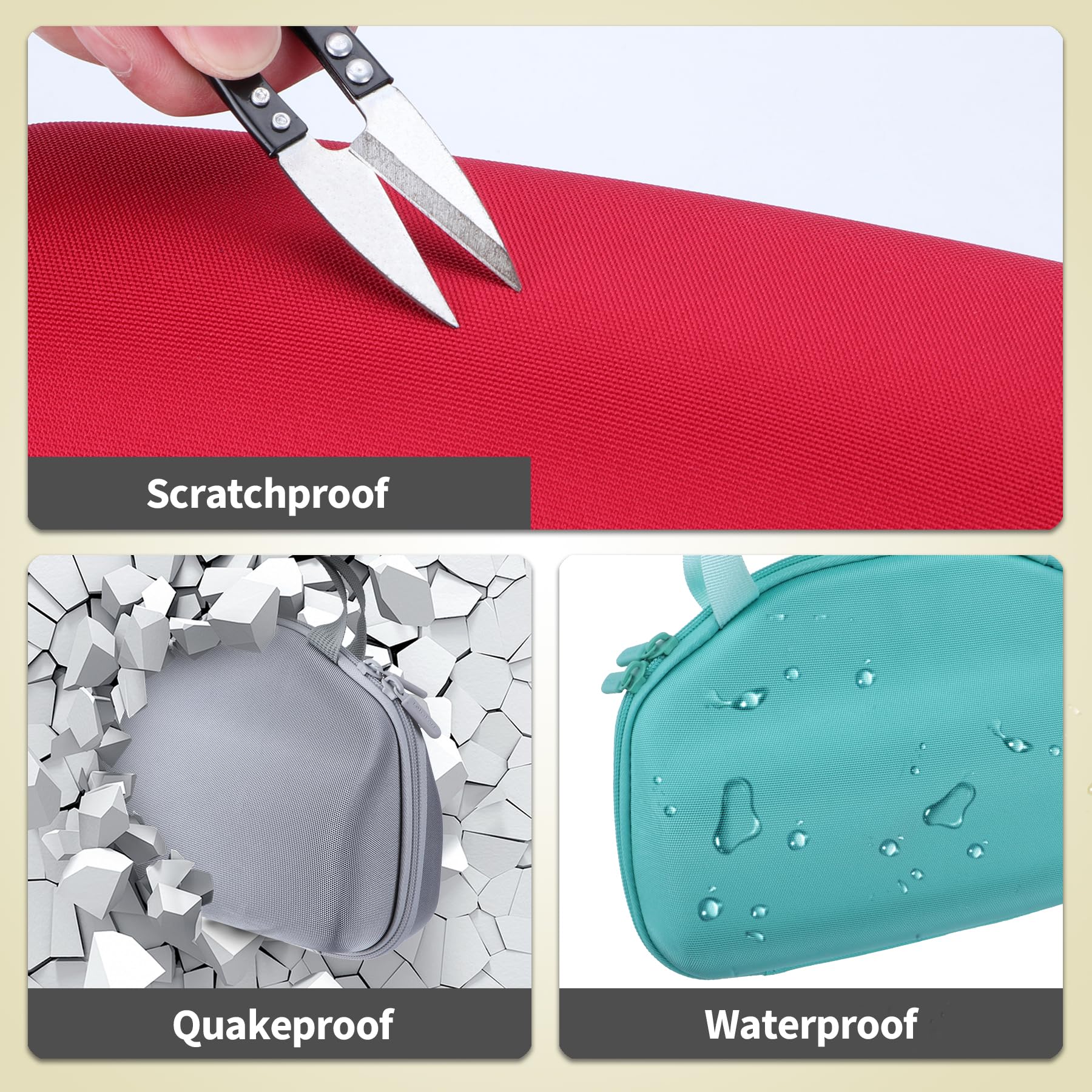 Hard Case Compatible with JBL Charge 6 Waterproof Speaker (Black Case)