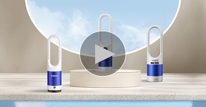 Amazon.com: Senmeo Bladeless Fan for Bedroom, 22