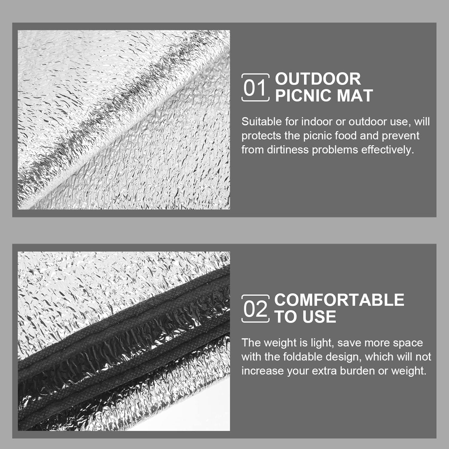 Outdoor Portable Picnic Mat Camping Blanket Thickened Design for Family Picnics Hiking and Beach Trips Lightweight and Easy to Carry