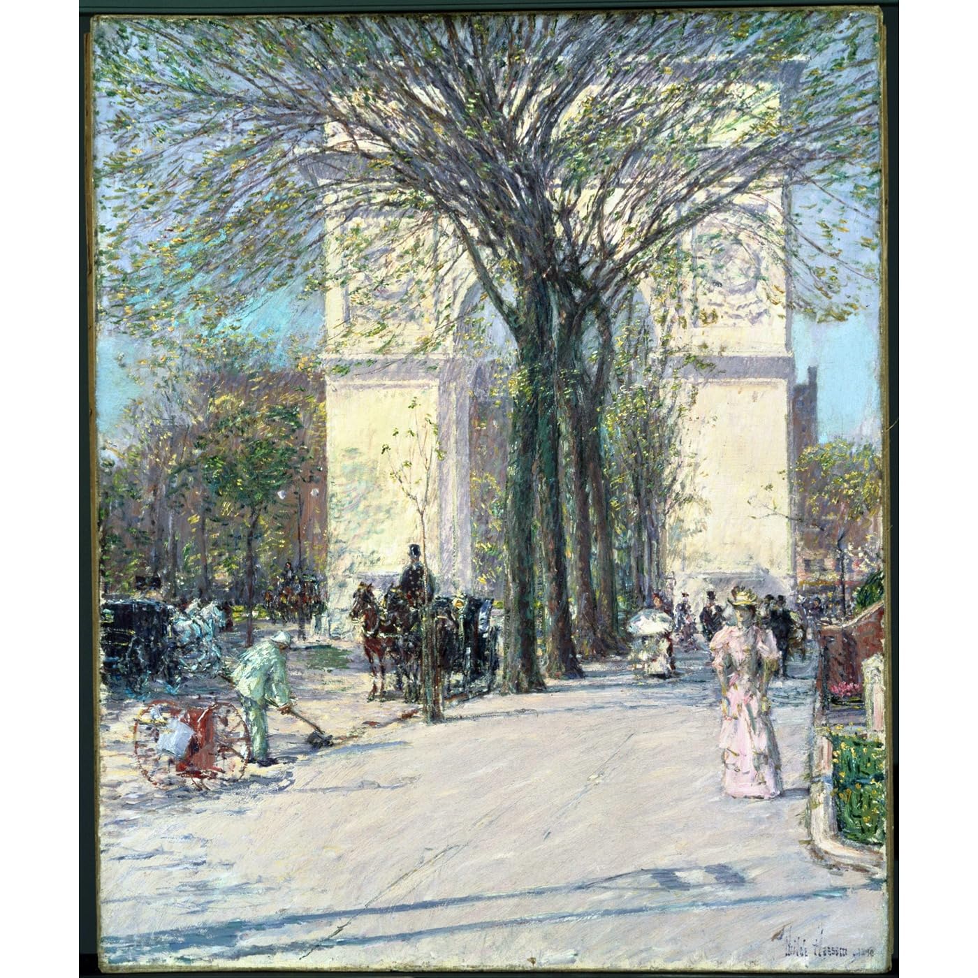 Impression giclée Childe Hassam grand tableau salon printemps 76x101