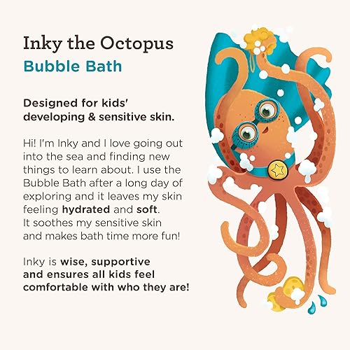 Miniatura 7 de Aveeno Baño de burbujas para niños, baño de burbujas para pieles sensibles con extracto de avena, líquido de baño para niños nutre la piel y hace