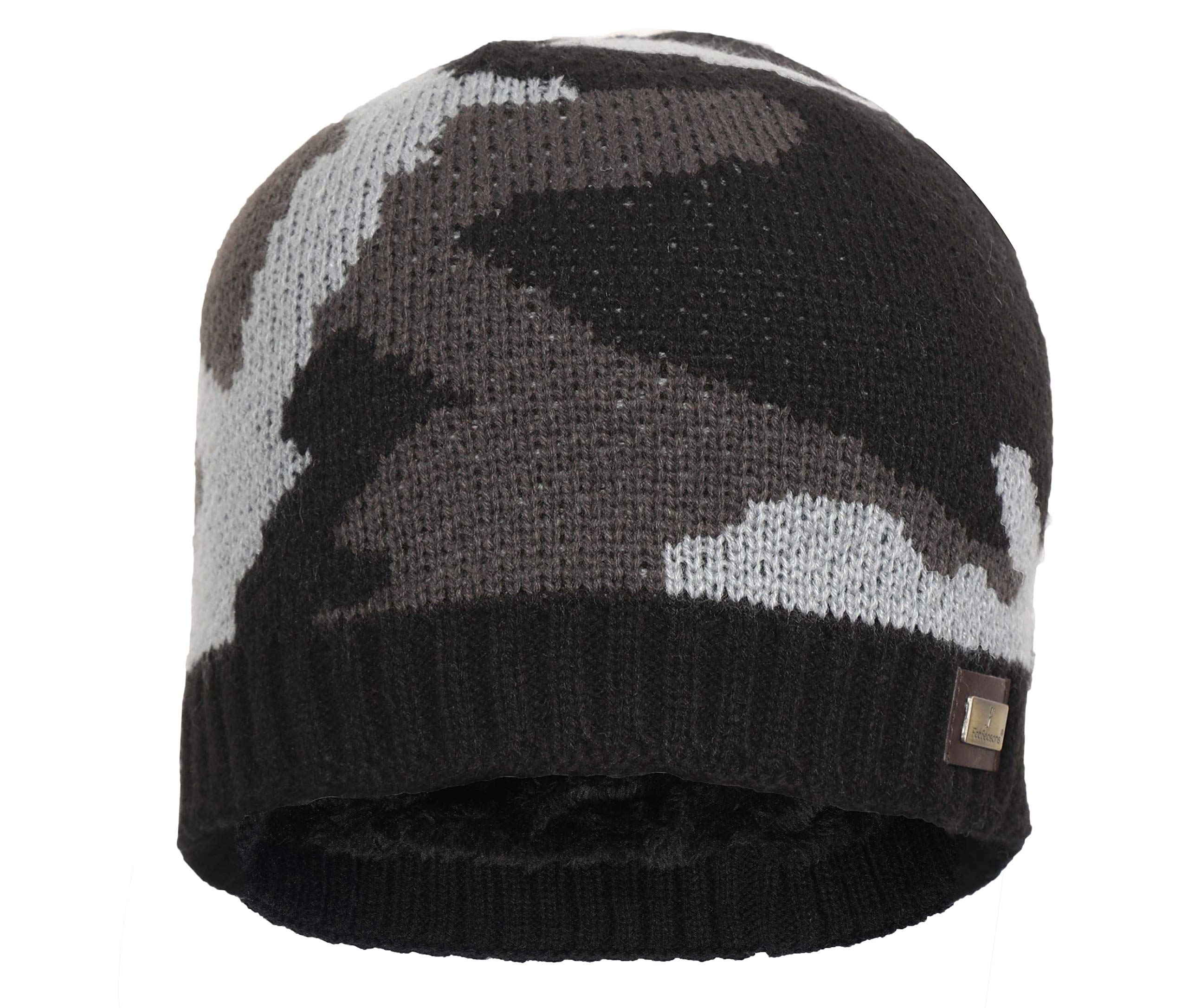 FabSeasons Mens and Womens Acrylic Woolen Skull Cap (Black, Free Size) (B07K26LLXV) Amazon Price History, Amazon Price Tracker
