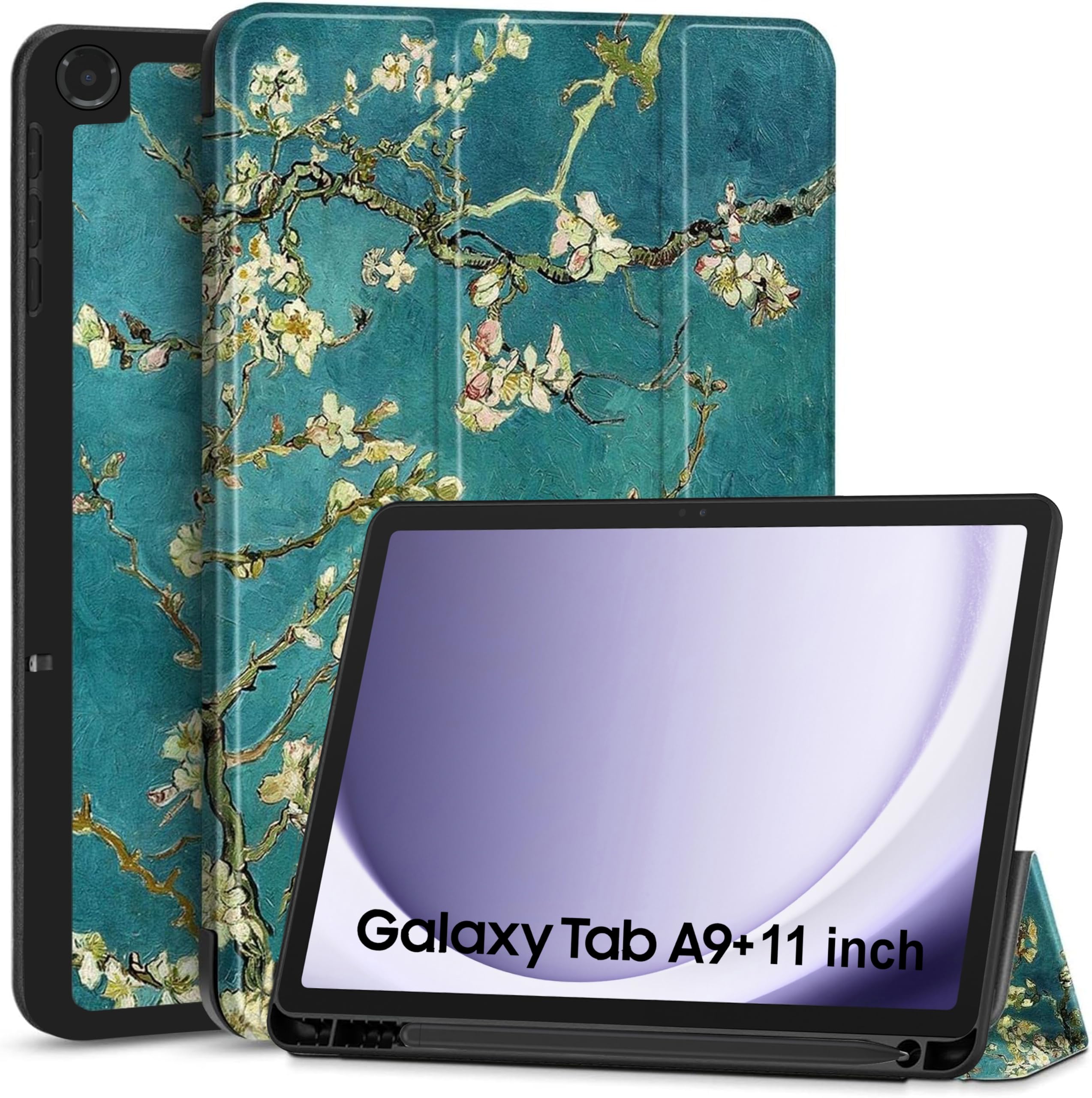 TGK Trifold Smart Flip Cover for Samsung Galaxy Tab A9 Plus 11 inch Case with Pencil Holder (Blossom) (B0DBG6JXSN) Amazon Price History, Amazon Price Tracker