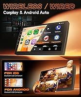 Vista 3 de 4Core 2G+64G Android Car Stereo Carplay para Toyota Camry 2000 2001 2002 2003 2004 2005 2006, Rimoody 9 pulgadas pantalla táctil radio de coche