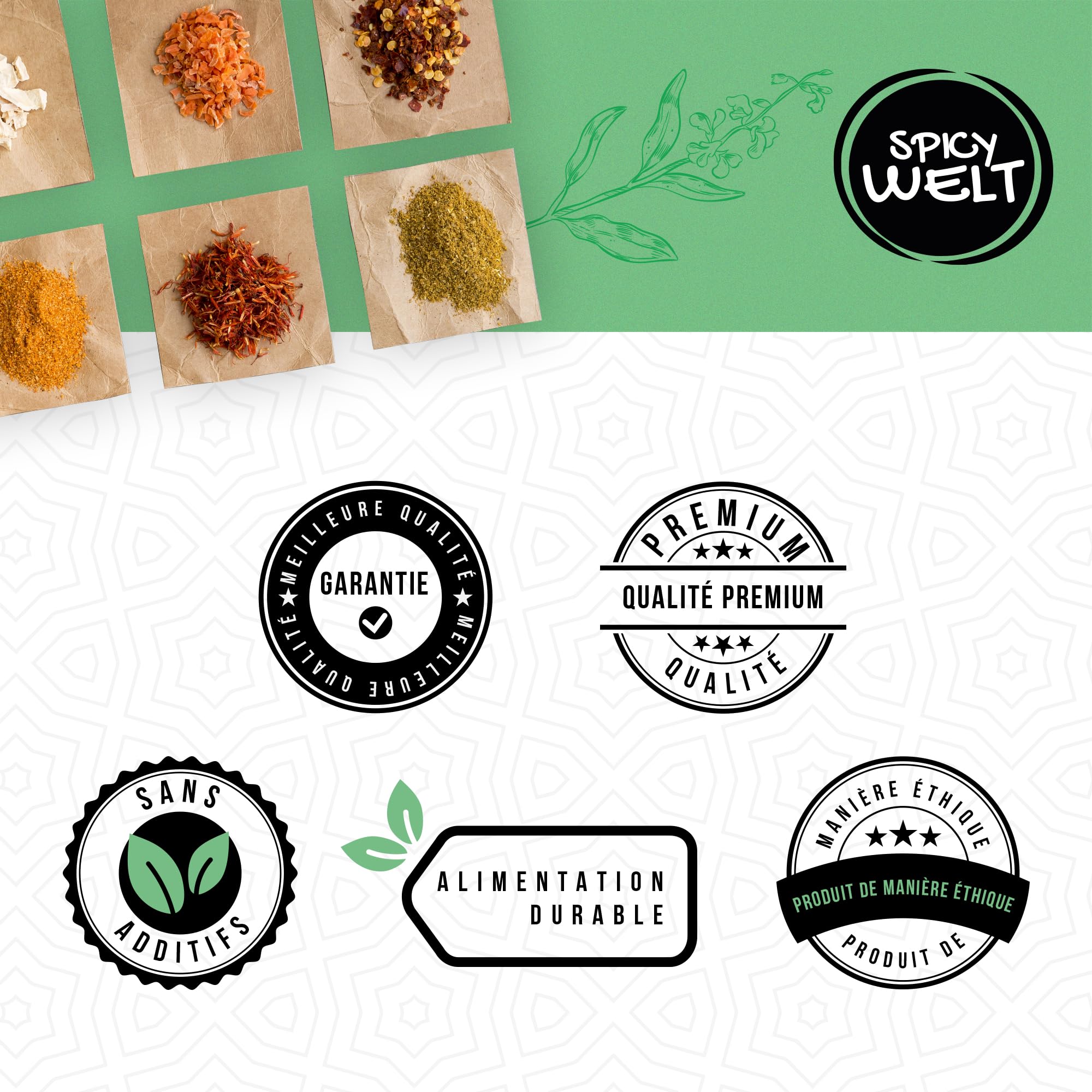 Spicy Welt Clous de Girofle Entiers (500g) – Girofle pour Pot-au-Feu, Pain d'Épices, Infusion & Marinade | Saveur Intense & Boisée | 100% Naturel, Sans Additifs