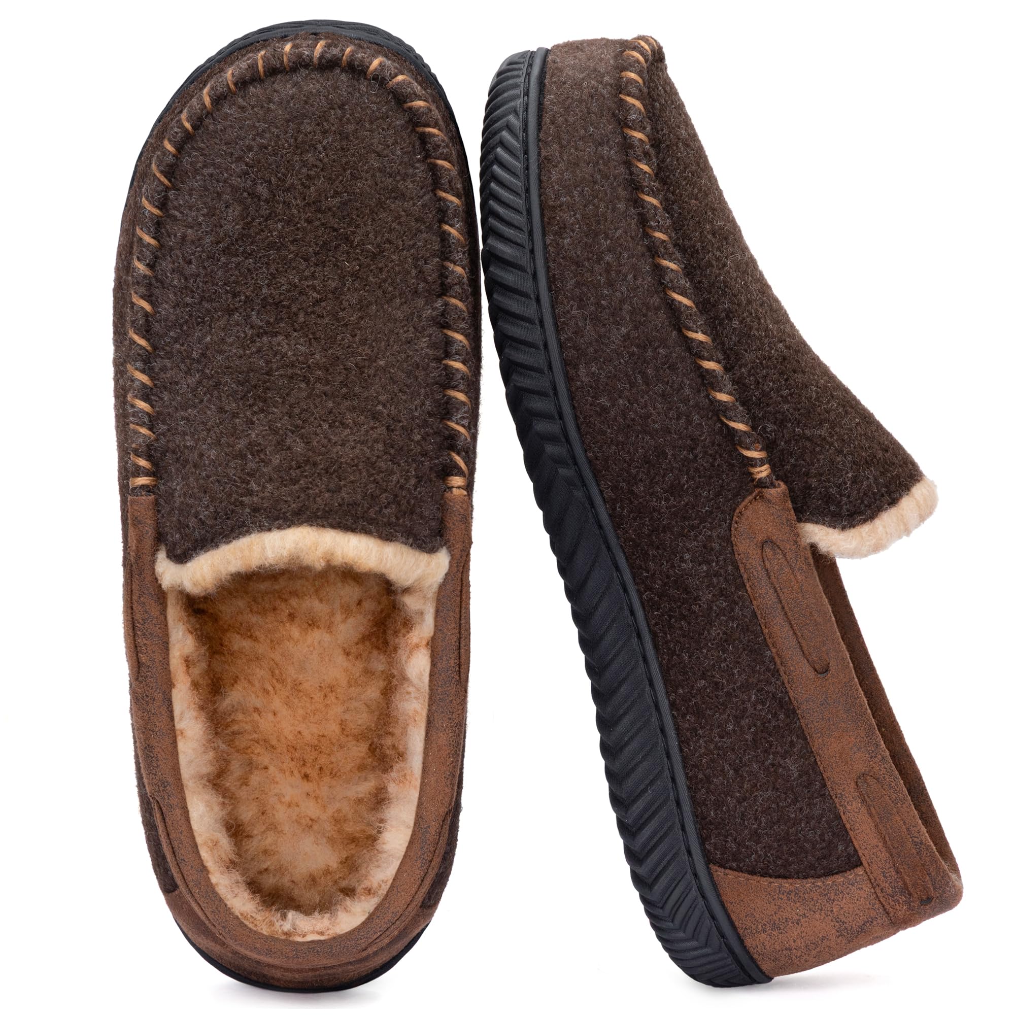 RockDove Mens Hearthfire Memory Foam Moc Slipper