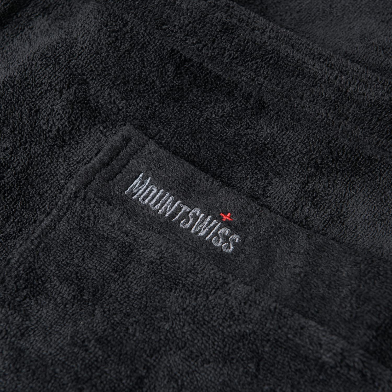 Mount Swiss Unisex AARAU szlafrok kąpielowy z kapturem I męski damski z puszystej bawełny I kimono w różnych kolorach i rozmiarach S - 5XL I szlafrok kąpielowy Öko-Tex Standard 100