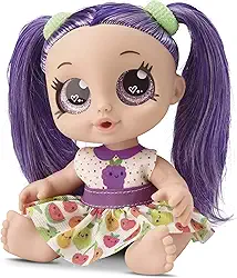 Bambola Boneca Baby Rainbow Frutinhas Uva 21cm