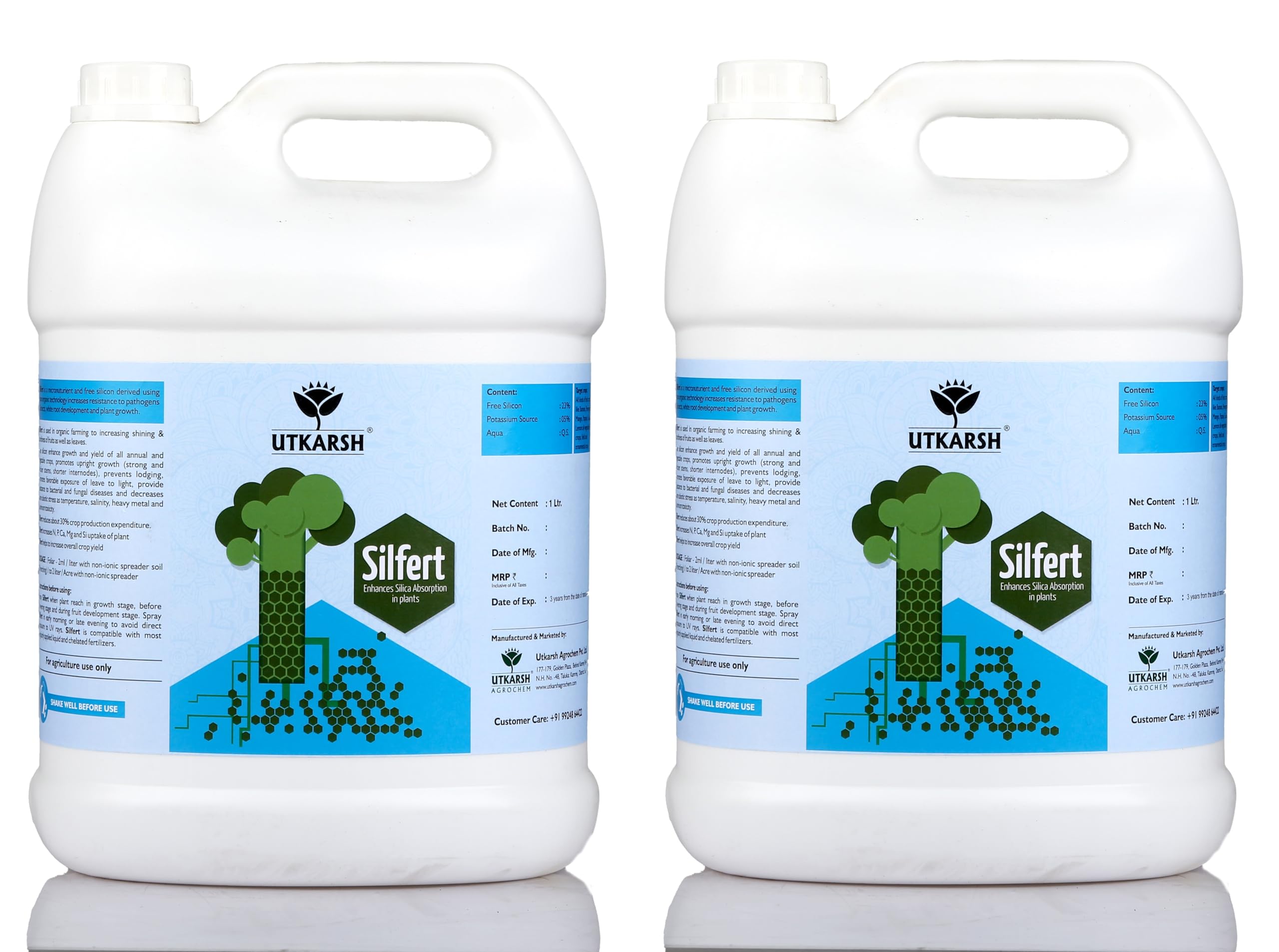 Utkarsh Silfert (Potash Fortified with Silicon) Enhance Silica Absorption in Plants, White Root Development, Boost Yield of Annual & Vegetable Crops, Improve Fruit Quality (10 Lit;Pack of 2 of 5 Lit) (B0D7C9PY26) Amazon Price History, Amazon Price Tracker