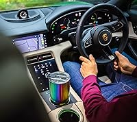 Vista 3 de Beast Vaso Térmico de 30 oz de Acero Inoxidable con Aislamiento al Vacío para Café y Hielo de Doble Pared Termo de Viaje (Arcoíris)