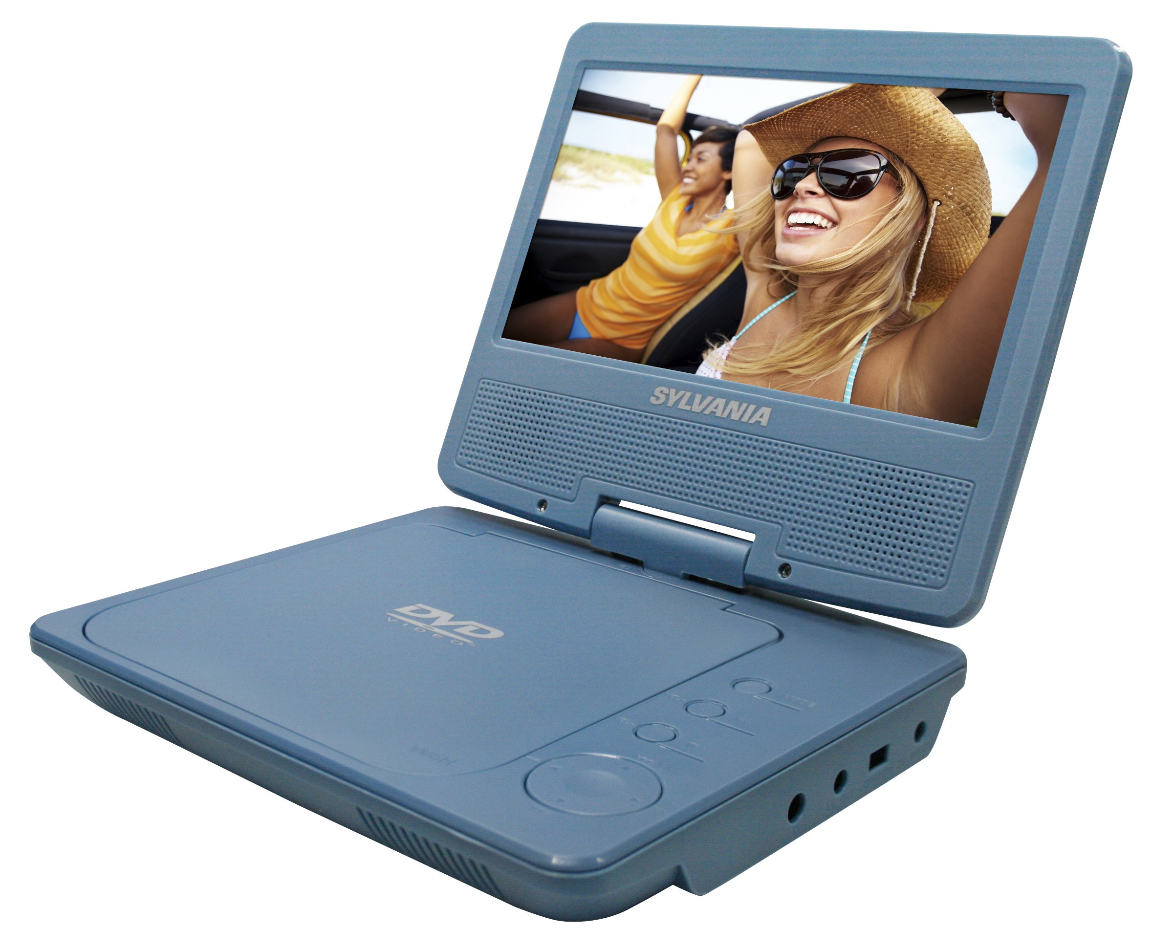 Sylvania SDVD7014-MBLUE Portable 7-Inch Widescreen DVD Player