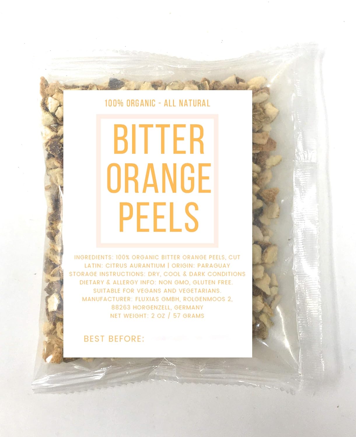 Buy Bitter Orange Peels Zest Dried, Cut & Natural Citrus Aurantium