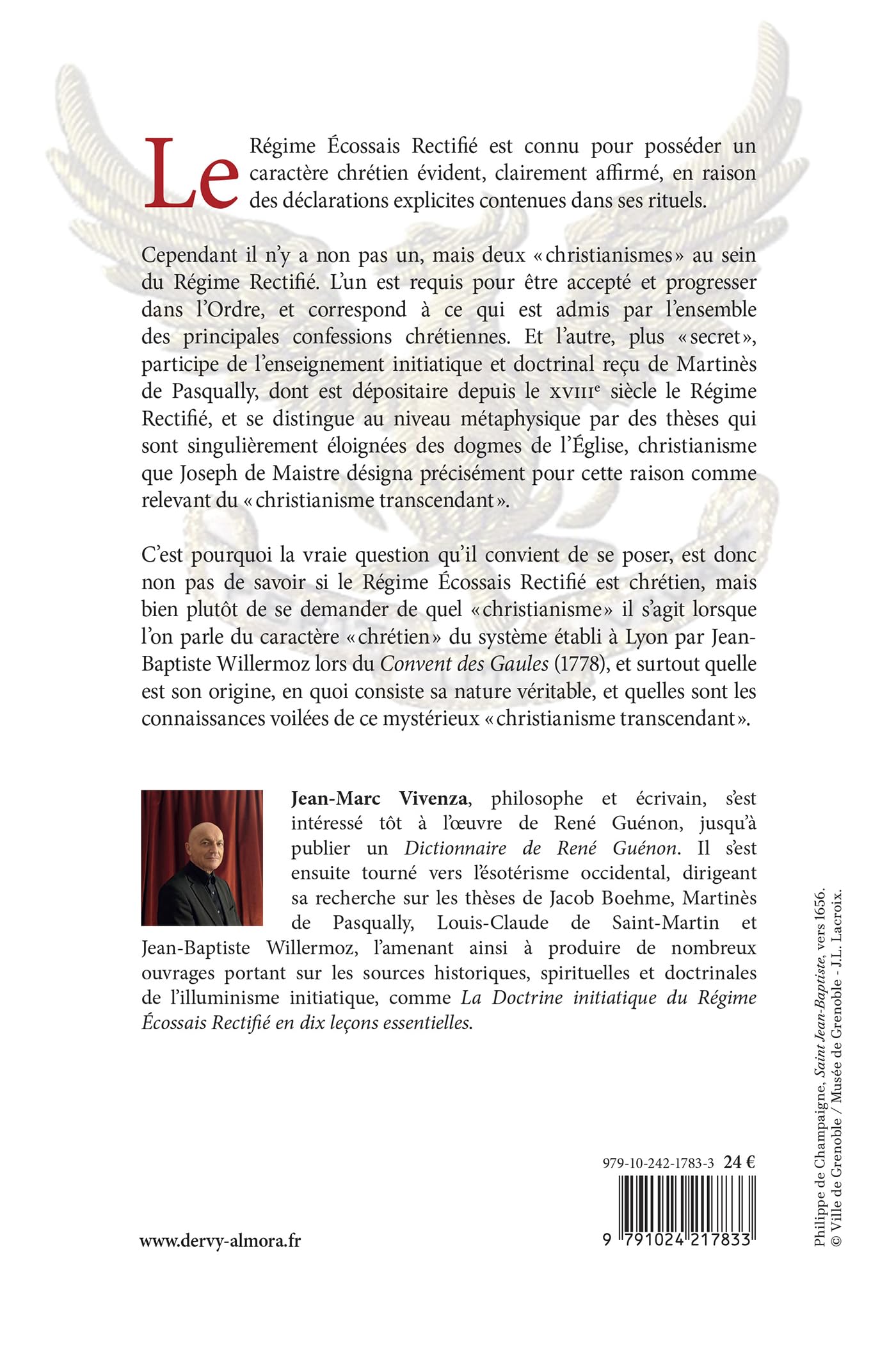 Le christianisme transcendant du Rite Écossais Rectifié - Son origine et ses mystères révélés