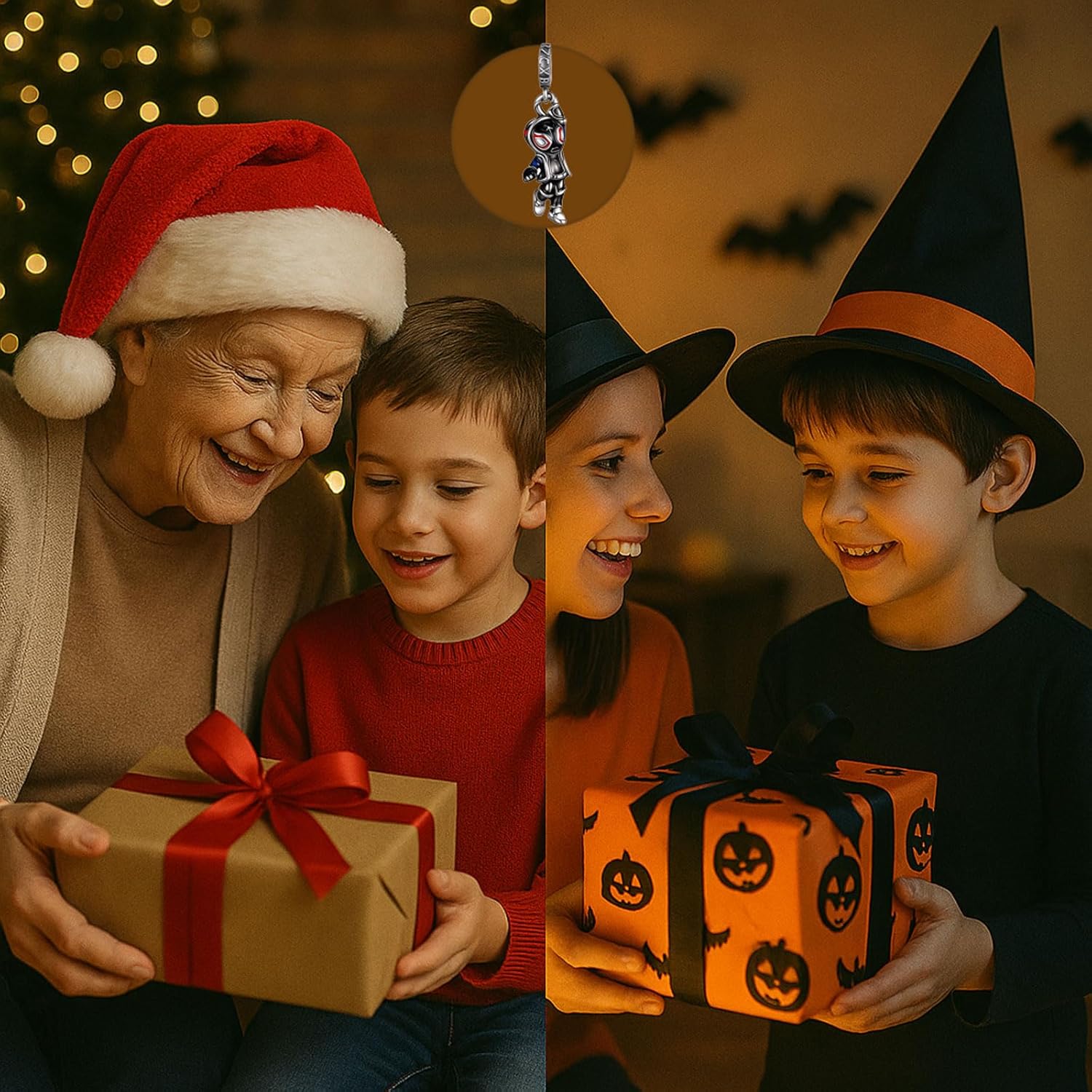 Spiderman Necklace for Women and Men,Skin-Friendly Jewelry with Gift Box,Adjustable Spider Pendant Chain,Superhero Symbols,Ideal for Christmas, Halloween, Birthday Gifts - Image 6