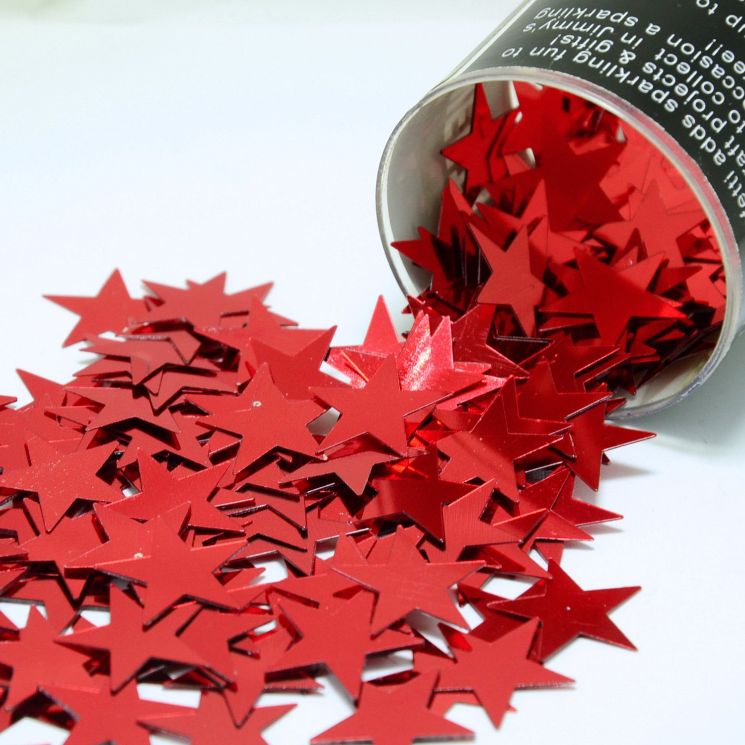 Confetti Star 3/4" Red - Retail Pack #8573 QS0