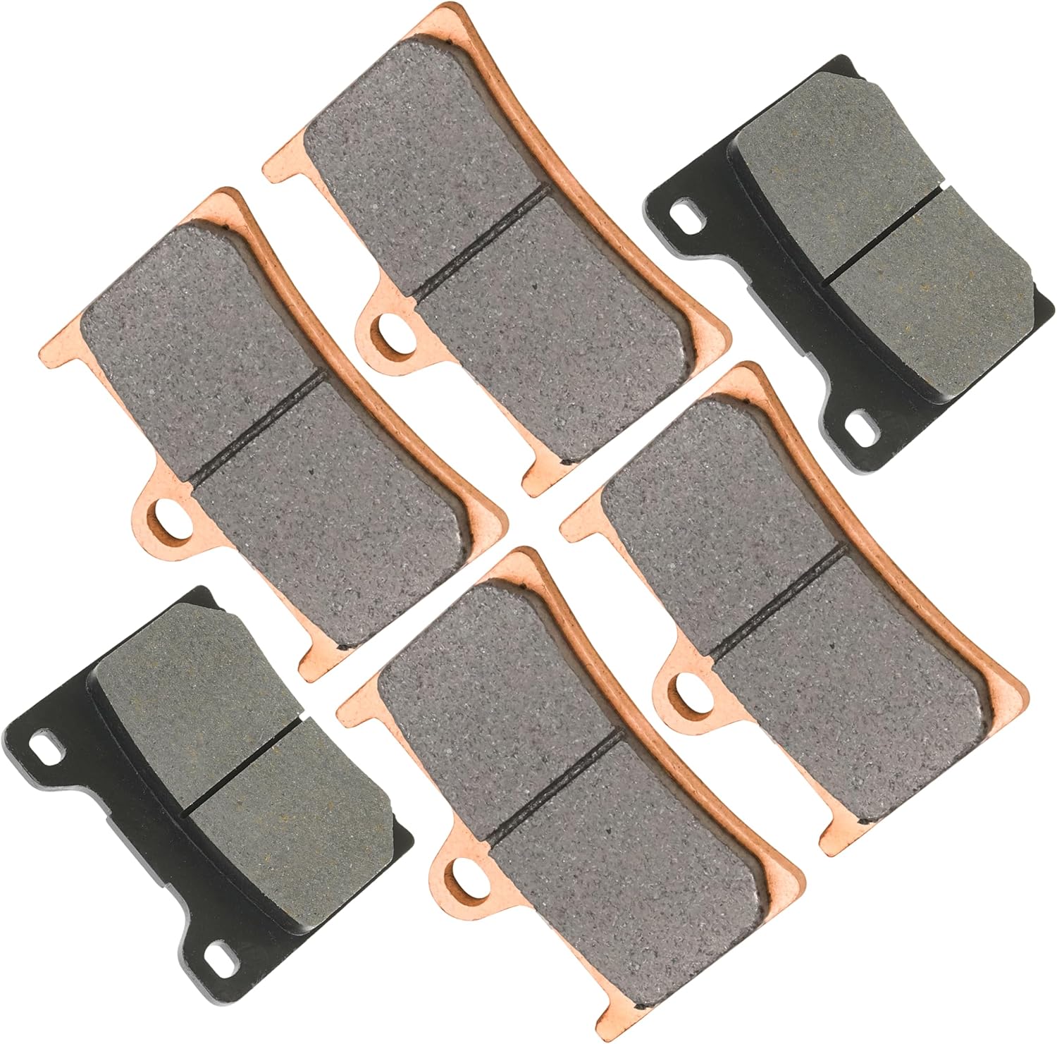Caltric Front & Rear Brake Pads Compatible with Yamaha Yzf600R Yzf-600R 600R 1997-2007