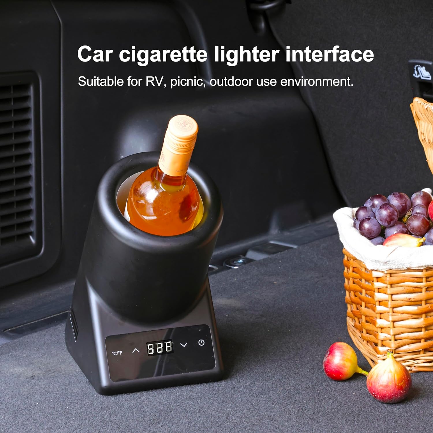 Wine Chiller Electric,Single Bottle Cooler for 750ml Wine or Some Champagne,Portable Cellars Keep Cold Up to 24h,Iceless Chiller at Poolside Party,Gift for Lover - Image 7