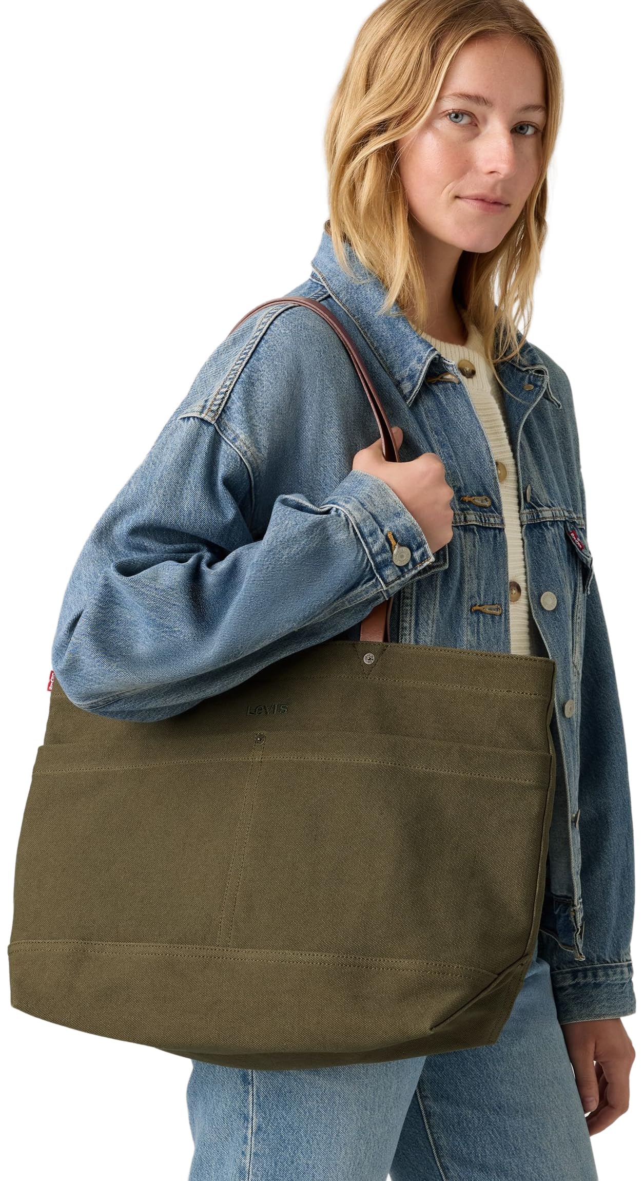 Levi's Women's Heritage Tote-All Handbags, Duffle Bag, Talla única, Bolsa de lona, Talla única