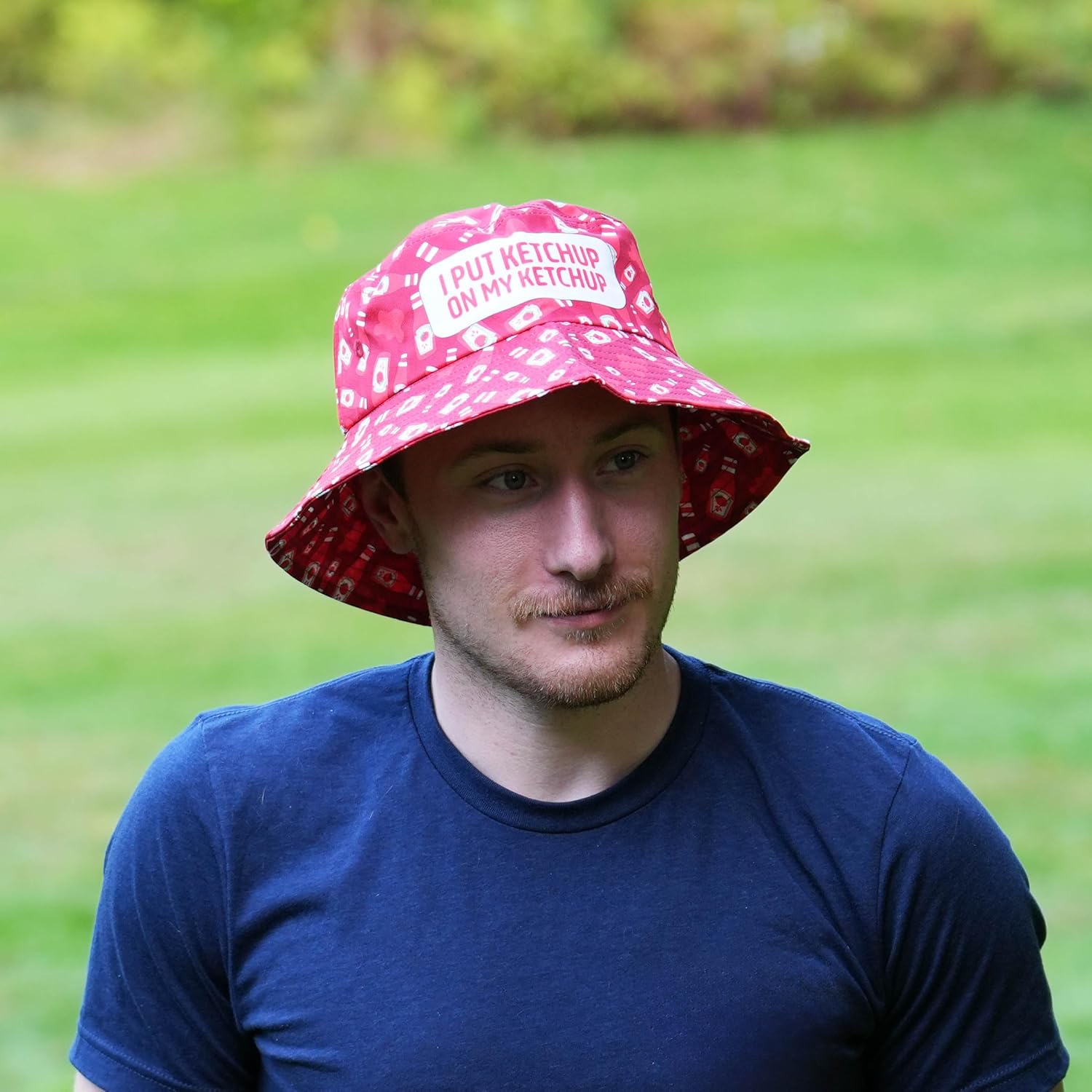 Ketchup Bottle Novelty Bucket Hat – Funny Summer Hat for Men & Women, Quirky Retro Style for Beach, Festivals & Everyday Fun - Image 5
