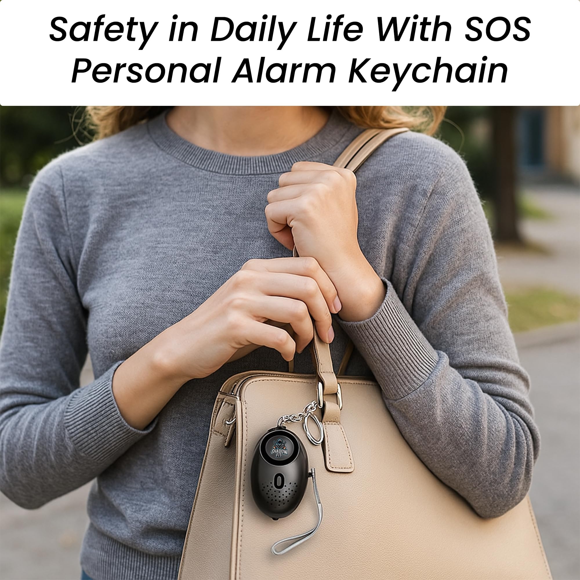 Shadow Securitronics 130dB Personal Safety Alarm with LED | Emergency Keychain Device for Women Girls Kids & Elderly | Loud Siren for Self-Defense & Night Security Protection 1